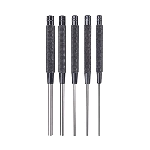 【中古】【未使用・未開封品】Starrett S248 Extended Length Drive Pin Punch, 1/8-3/8 Pin Diameters, 8 Overall Length, 3-1/2 Pin Length Pack of 5 in Starrett Red Card