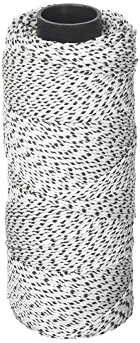 【中古】【未使用・未開封品】Bon 11-285 18#, 500-Feet Bonded Braided Nylon Line, White with Black Flecks by Bon Tool [並行輸入品]