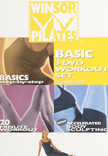 【中古】【未使用・未開封品】Winsor Pilates Basic Workout Set (Basics Step-by-Step / 20 Minute Workout / Accelerated Body Sculpting)