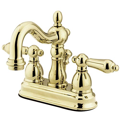 【中古】【未使用・未開封品】Kingston Brass KB1602AL Two Handle 4 in. Centerset Lavatory Faucet with Retail Pop-up