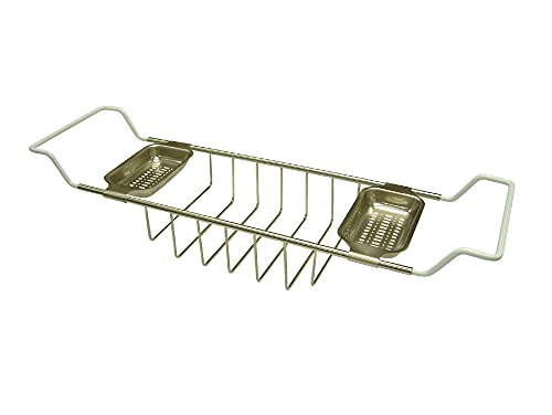 【中古】【未使用・未開封品】Kingston Brass CC2158 Vintage Claw Foot Tub Soap & Sponge Caddy - Satin Nickel｜AJIMURA-SHOP