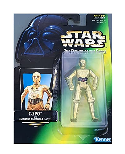 【中古】【未使用・未開封品】スターウォーズ ベーシックフィギュア C−3PO STARWARS THE POWER OF THE FORCE|AJIMURA-SHOP