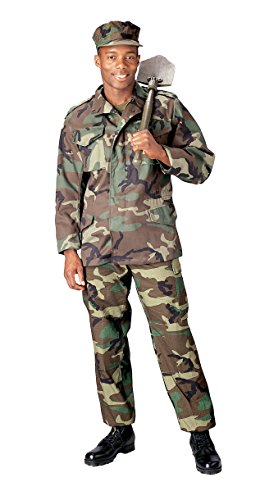 【中古】【未当て嵌める・未開封品】ROTHCO M-65 FIELD JACKETS （ロスコ M-65上衣）7991 (XXXL, ウッドランド間鴨)