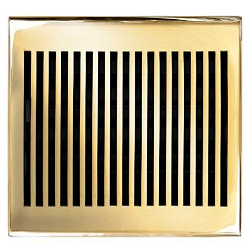 【中古】【未使用・未開封品】Polished Brass Contemporary床登録 4x10 Inch V116PB-D|AJIMURA-SHOP