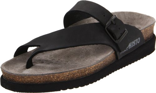 【中古】【未使用・未開封品】Mephisto Women's Helen Thong Sandal,Black Nubuck,9 M US｜AJIMURA-SHOP