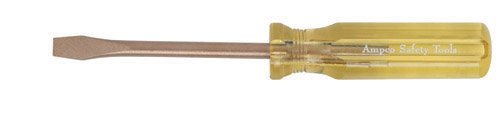 【中古】【未当て嵌める・未開封品】Ampco Safety Tools S-34 Standard Screwdriver , Non-Sparking, Non-Magnetic, Corrosion Resistant, 1/8 x 2-3/8 by Ampco Safety Tools