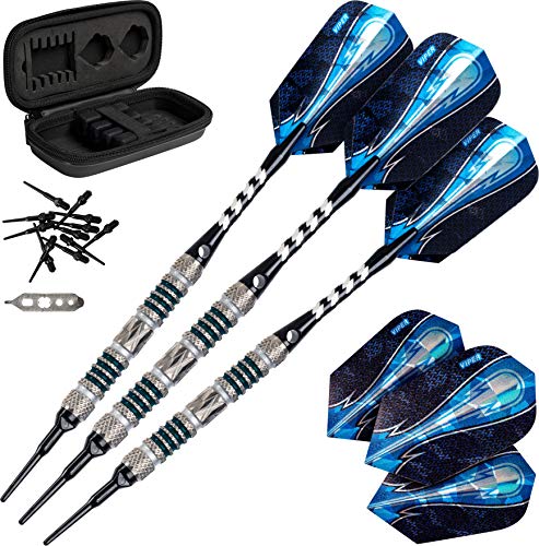 【中古】【未使用・未開封品】Viper Astro 80%タングステンソフトチップダーツ ストレージ/トラベルケース付き グリーンリング 18グラム|AJIMURA-SHOP