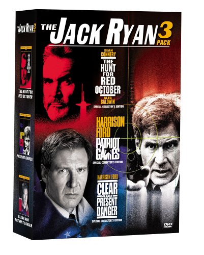 【中古】【未使用・未開封品】The Jack Ryan 3 Pack (The Hunt for Red October / Patriot Games / Clear and Present Danger)