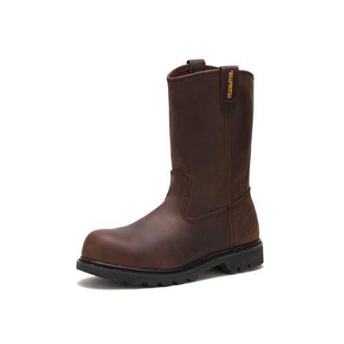 【中古】【未使用・未開封品】[CATERPILLAR] Men's Revolver Pull-On Steel Toe Boot,Dark Brown,8 M US