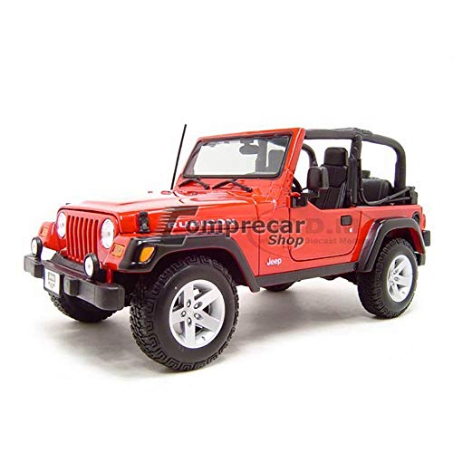 【中古】【未使用・未開封品】Maisto 1/18 Scale Diecast - 31663 Jeep Wrangler Rubicon Red|AJIMURA-SHOP