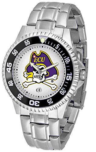【中古】【未当て嵌める・未開封品】East Carolina Pirates 引きくらべる用ウォッチ 金属元素ダンス楽隊付き添い人 その他-靴