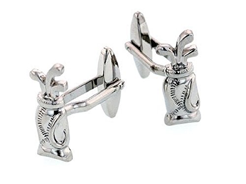 【中古】【未当て嵌める・未開封品】ゴルフ御徒面子と野球クラブCufflinks