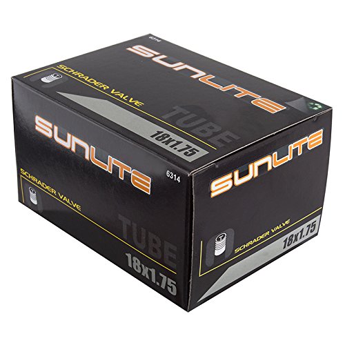 【中古】【未当てはめる・未開封品】SUNLITE Schrader Valve Bicycle Tubes, 18 x 1.75 / 32粍 Valve 141［並行輸入］