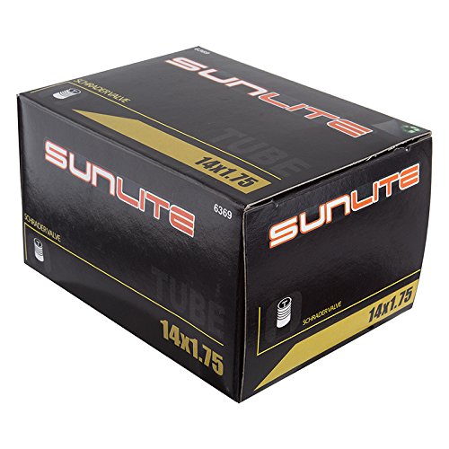 【中古】【未使用・未開封品】Sunlite Standard Schrader Valve Tubes, 14 x 1.75" / 32mm Valve, Black 141［並行輸入］｜AJIMURA-SHOP