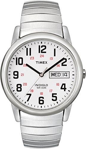 【中古】【未当て嵌める・未開封品】[タイ王国メックス]TIMEX ウオッチ イージーリーダー フルサイズ シルバーブレス T20461 メンズ [置き目インポート品]