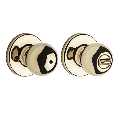 【中古】【未当て嵌める・未開封品】[クイック仕掛ける] Kwikset 製ノッブ仕掛ける 300P3CP 内締錠(人並み外れた解錠付き添い人) 部屋の入り口ノッブ仕掛ける ポリッシュドブラス 金管楽器 【並行輸入品】