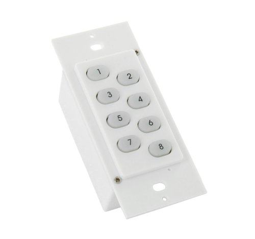 【中古】【未当て嵌める・未開封品】Leviton 38?a00???2家羽振り取り替えっこ、8-button、白いこと