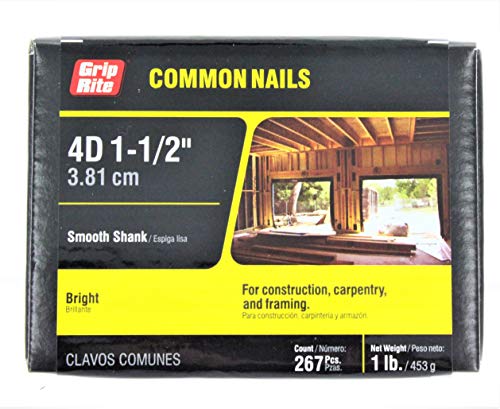 【中古】【未使用・未開封品】grip-rite 4?C1?4d 1?1?/ 2?"明るい共通ネイル｜AJIMURA-SHOP