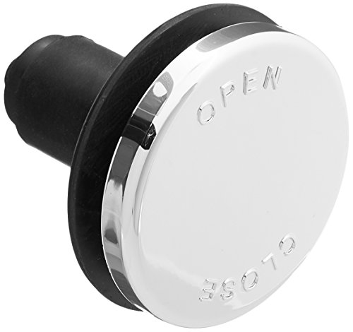 【中古】【未当て嵌める・未開封品】Bath Tub Drain Stopper, Rubber/Chrome -176-183