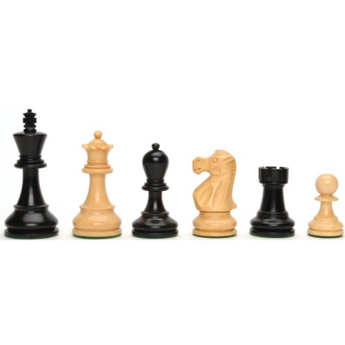 【中古】【未使用・未開封品】Jacques Chessmen - Black Stained Kari Wood