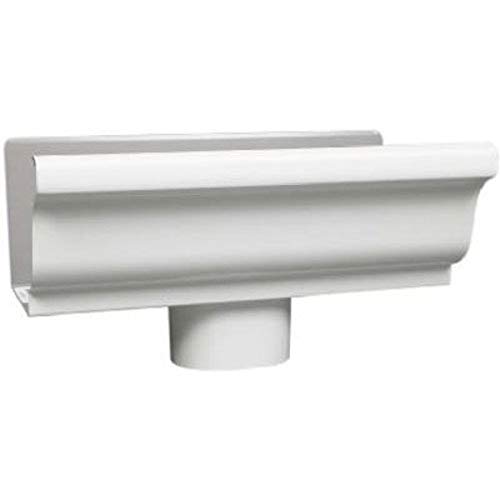 【中古】【未当て嵌める・未開封品】Amerimax Home Products190104\" Galvanized End With Drop-4\"" WHITE END W/DROP (並行輸入品)"