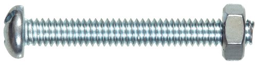 【中古】【未使用・未開封品】The Hillman Group 7668 Round Head Combo Machine Screw with Nut, 8-32-Inch x 3/4-Inch, 10-Pack by The Hillman Group