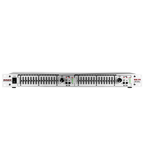 【中古】【未使用・未開封品】Nady GEQ-215 Rackmount Dual 15-Band Stereo Graphic Equalizer by Nady
