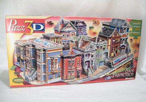 【中古】【未使用・未開封品】Wrebbit / Puzz3D 3D サンフランシスコ USA 1512ピース パズル