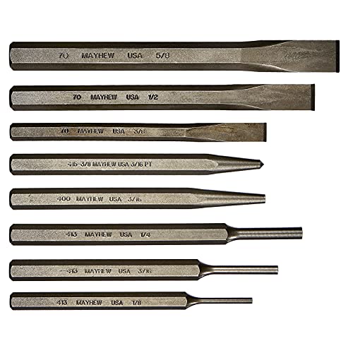 【中古】【未使用・未開封品】Mayhew Select 61025 Ec Punch and Chisel Kit, 8-Piece by Mayhew [並行輸入品]｜AJIMURA-SHOP