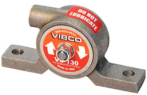 【中古】【未使用・未開封品】VIBCO VS-130 Silent Pneumatic Turbine Vibrator, 75 lb. Force, 10500 VPM, 5.5 CFM, 80 psi, 4 Bolt Pattern by Vibco｜AJIMURA-SHOP