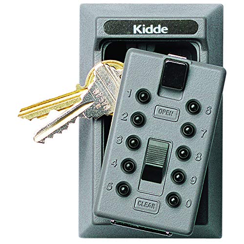 【中古】【未使用・未開封品】Kidde 001015プッシュボタンコンボ5キーロックボックス、チタン