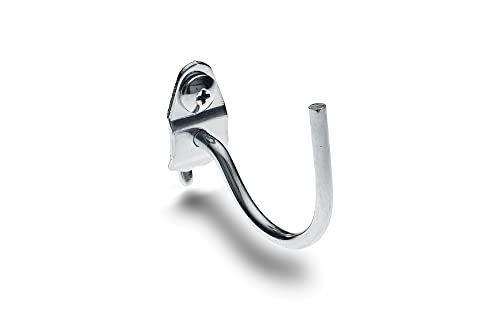 【中古】【未使用・未開封品】Triton Products 75200 DuraHook 2-1/4-Inch Curved 2-Inch I.D. Zinc Plated Steel Pegboard Hook for DuraBoard or 1/8 Inch and 1/4 Inch Peg