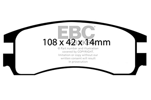 【中古】【未使用・未開封品】EBC Brakes DP31621C レッドスタッフセラミック低ダストブレーキパッド