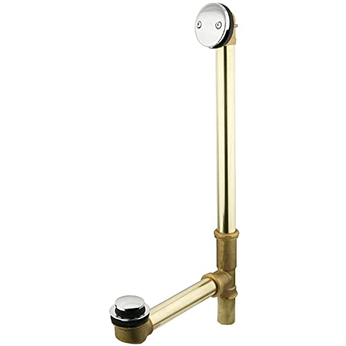 【中古】【未使用・未開封品】Kingston Brass Dtt2201 Tip Toe Waste And Overflow - Polished Chrome Finish