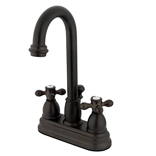 【中古】【未使用・未開封品】Kingston Brass KB3615AX Two Handle 4 in. Centerset Lavatory Faucet with Retail Pop-up [並行輸入品]