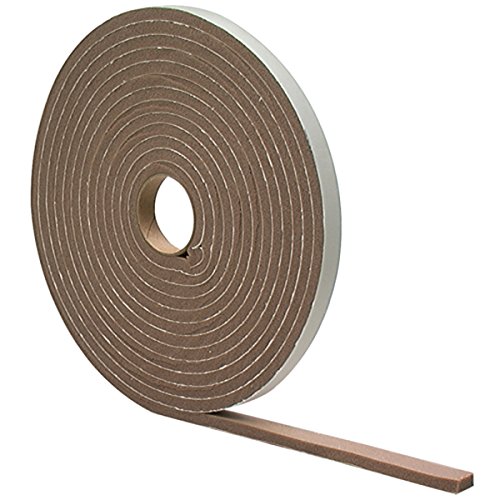 【中古】【未当て嵌める・未開封品】M-d Products 02790 .19 インチ. X 17 フィート. Brown Waterproof \u0026 Airtight Foam Tape Weather Str