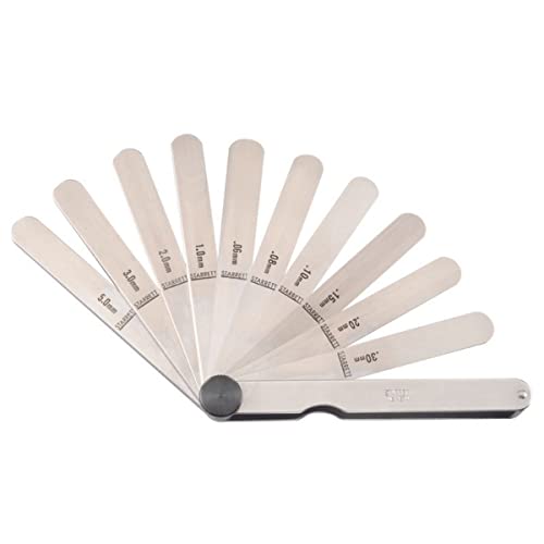 【中古】【未使用・未開封品】Starrett 467 M厚さゲージセット、ストレート葉、0.04?5.0 mm、13枚