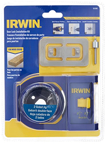 【中古】【未当て嵌める・未開封品】Irwin3111001Wood Door Lock Installation Kit-CRBN DR LOCK INSTALL KIT (並行輸入品) [並行輸入品]