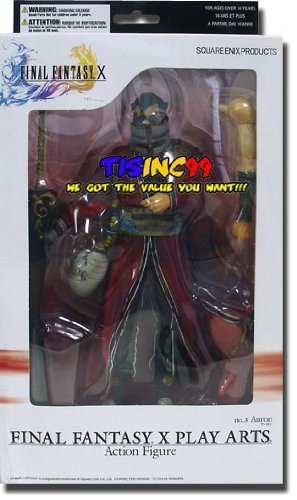 楽天市場】FINAL FANTASY X PLAY ARTS アーロン(PVC塗装済み