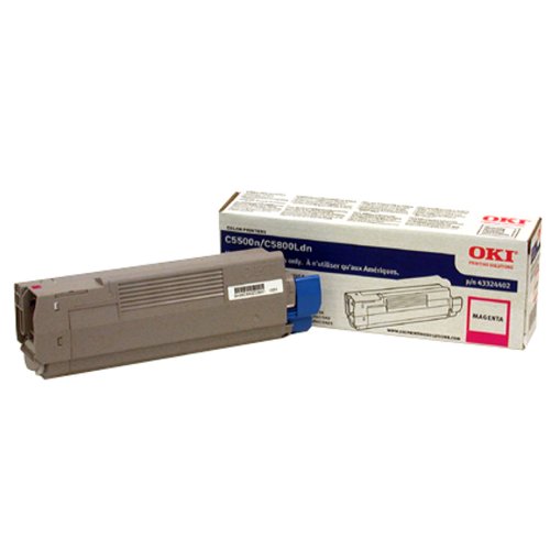 【中古】【未当て嵌める・未開封品】43324402 High-Yield Toner (Type C8), 5000 Page-Yield, Magenta
