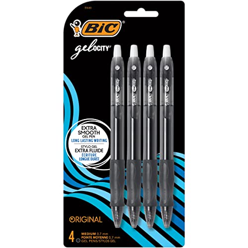 【中古】【未当て嵌める・未開封品】BIC Velocity Gel Retractable Pen, Refillable, Medium Point (0.7 粍), Black, 24 Pens 書き込み (並行輸入品)