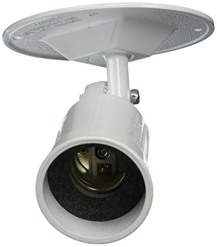 【中古】【未使用・未開封品】(White) - Hubbell-Bell 5624-1 Weatherproof Lampholder and Cover Combination, White