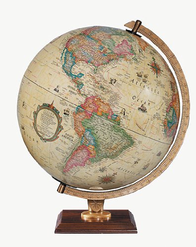 【中古】【未当て嵌める・未開封品】Replogle Globe 球 Illuminated Carlyle Globe 球, Antique Ocean, 12in Diameter 【並行輸入品】