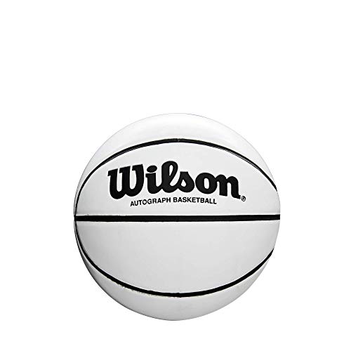 【中古】【未使用・未開封品】(Mini Size, White) - Wilson Mini Autograph Basketball