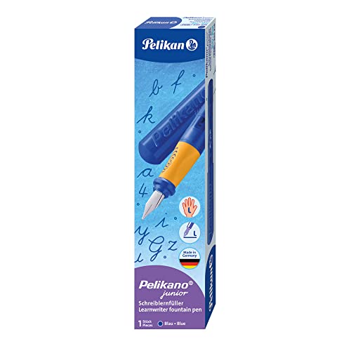 【中古】【未使用・未開封品】Pelikan Stylo plume d'apprentissage Pelikano Junior gaucher Bleu