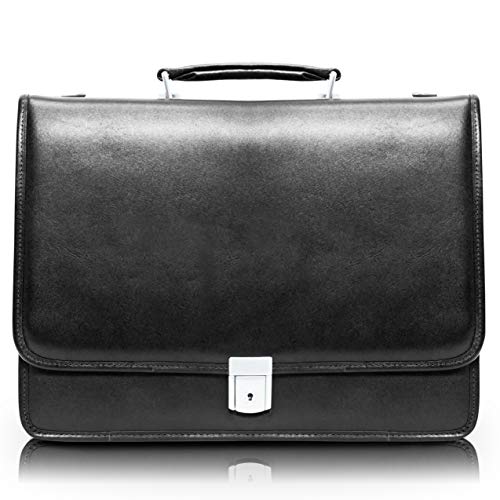 【中古】【未使用・未開封品】MCKLEIN Iシリーズ川で北トリプルコンパートメントブリーフケースブラック One Size 43555