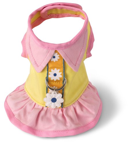 【中古】【未当て嵌める・未開封品】Doggles Dog Harness Dress, Yellow, XX Smalll by Doggles