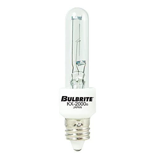 【中古】【未使用・未開封品】Bulbrite (バルブライト) 60W KX-2000 クリプトン ゼノン T3 電球 ミニキャンデラブラ・ベース KX60CL/MC 1