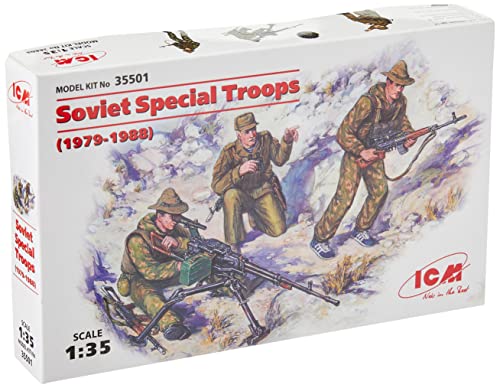 【中古】【未使用・未開封品】ICM 1/35 現用 ソビエト軍特殊部隊 アフガニスタン1979-1988年 プラモデル 35501｜AJIMURA-SHOP
