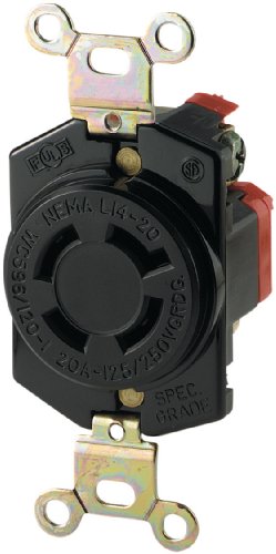 【中古】【未当て嵌める・未開封品】クーパー架線L1420R 20A 4線式アースロックレセプタクル スポーツ・アウトドア-その他